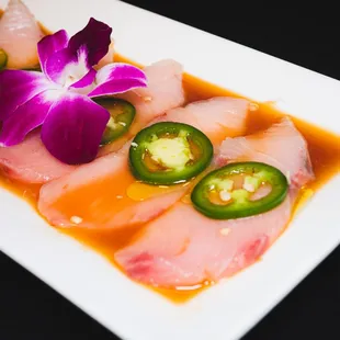 Yellowtail &amp; Jalapeno Sashimi!