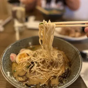 Tonkotsu Ramen mild spicy. I wasn&apos;t a huge fan of the ramen here