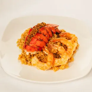 Garlic Lobster Fried Rice