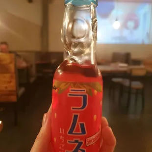 Strawberry soft drink