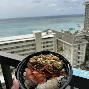 Crab shrimp and scallop