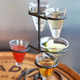 Tequila Flight at Tamayo in Larimer Square, Downtown Denver