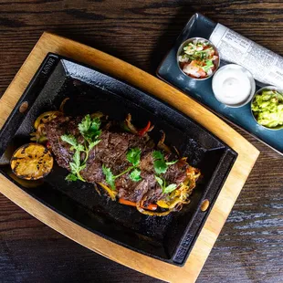 Steak Fajitas at Tamayo Denver