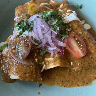 Chicken Tinga Enchiladas