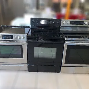 NEW open box, scratch and dent Electric stoves have arrived!