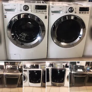 New LG Washers and Gas Dryers (Scratch and Dent)