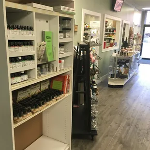 the inside of a store