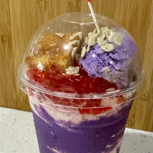 Halo halo which was actually decent tasting