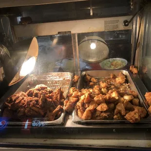 interior, chicken wings and fried chicken