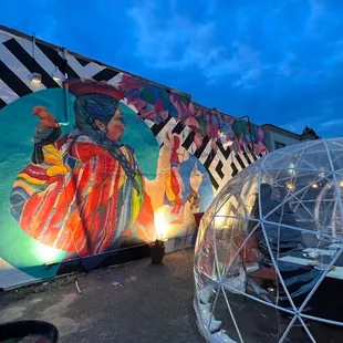 Igloos &amp; mural