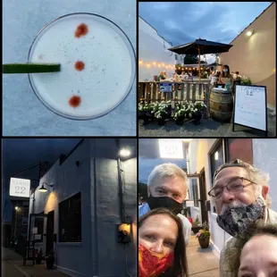 Pisco, patio, facade and good friends
