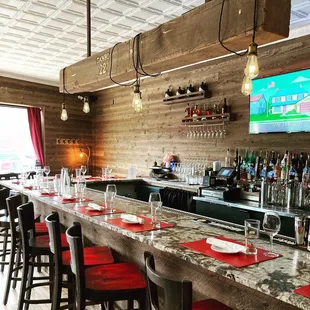 Another look at our cozy bar!