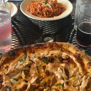 Dancing Pigs BBQ Chicken Pizza