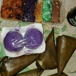 A selection of just a few of the Filipino desserts for those who enjoy a subtle sweetness.