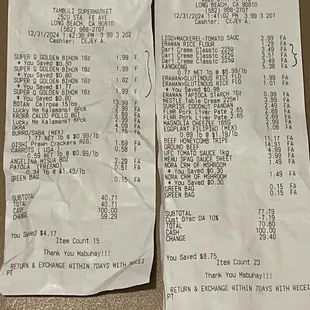 Buyers BEWARE!!! Check your receipts. Make sure you are not getting charge for extra items.
