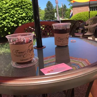 Nice outdoor seating, delicious cold brew, and such friendly service!