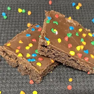 Cosmic fudge brownies