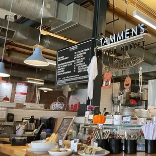 a view of the counter