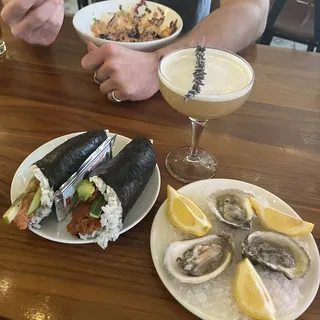 Yuzu Salmon Handroll