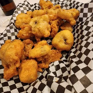 Batterfried Mushrooms