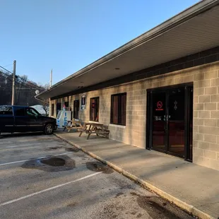 Plenty of parking