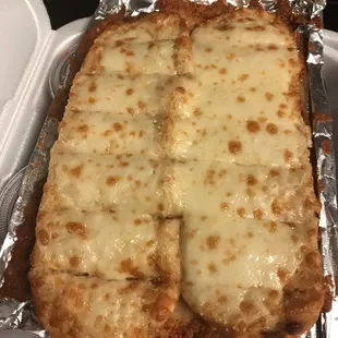 Garlic bread was soft and yummy!