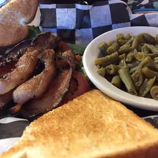 BLT and green beans ;)