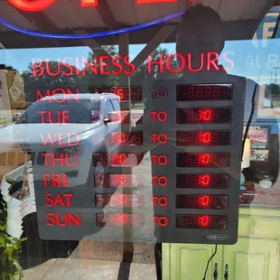business hours