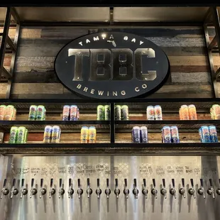 Sign over bar
