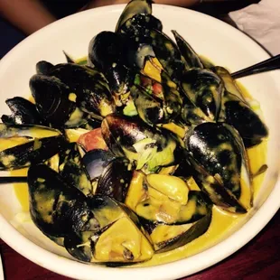 Curry Mussels