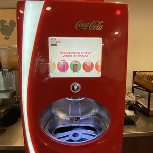 a coca cola vending machine