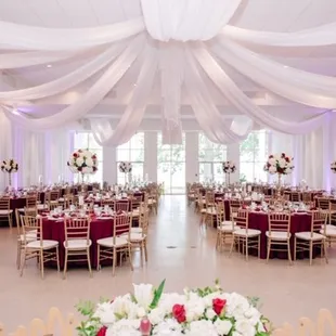 Main Ballroom in dark purple