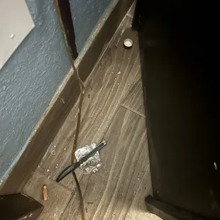 This was right next to the bed behind the nightstand - god knows when the last time it was cleaned was (this was as soon as I checked in)