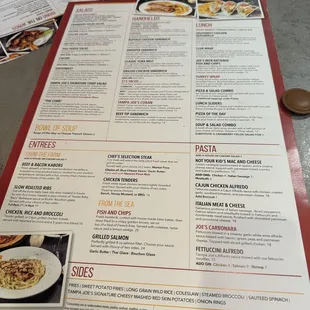 menu, sushi and sashimi