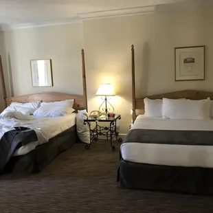 2 king beds. Enormous rooms