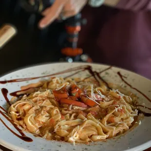 Delicious pasta alla vodka