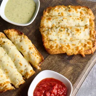 Cheesy Garlic Breadsticks