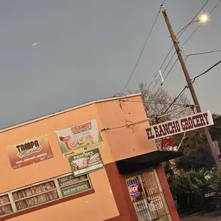 Where the Taco place is.