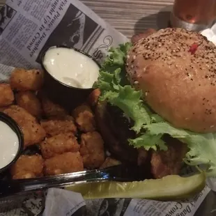 Black and Blue Burger