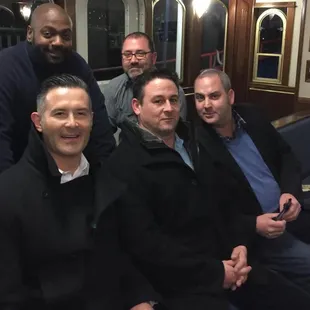 With the boys.....