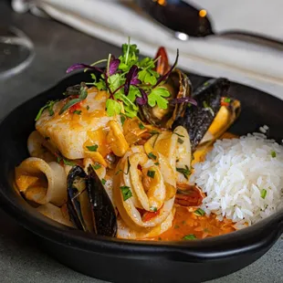 Tampeños Caldero de Mariscos (Seafood Stew)