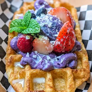 Ube Croffle