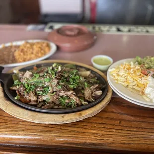 a variety of mexican food