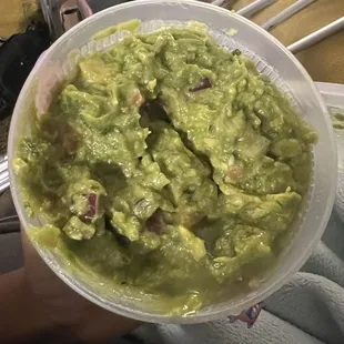Guacamole and chips