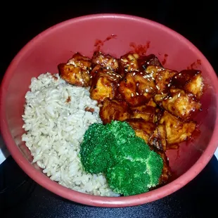 Hot Spicy Tofu Bowl