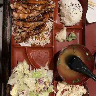 Spicy Chicken Teriyaki Bento Box