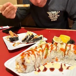 If you want to experience what just went down in my friends mouth come try some sushi you will not be disappointed