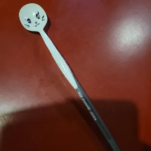 Cute pen for filling out the bill.