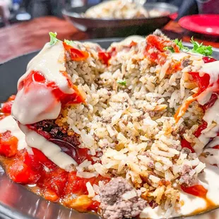 Red Bell Pepper Gemista - good but it was dryer than the moussaka.