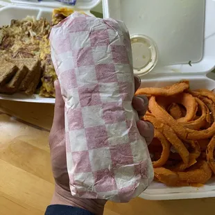 Burrito is large enough for 2 people